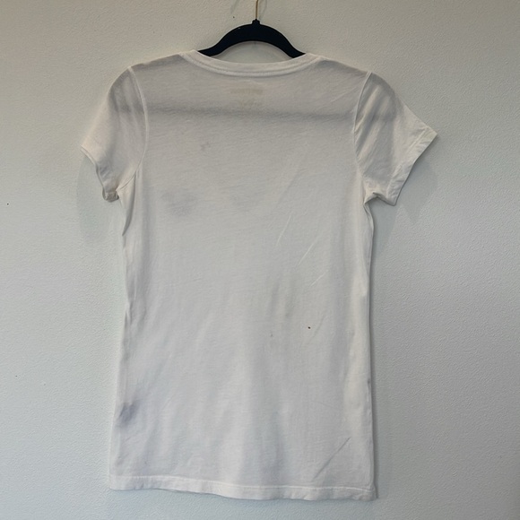 True Religion Women’s White V-Neck T-Shirt - Size S - Picture 3 of 7